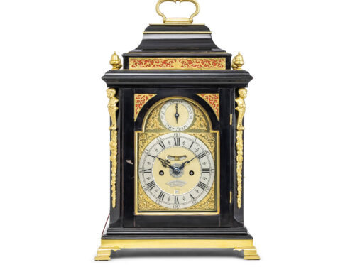 Dutch table clock, Andries Vermeulen